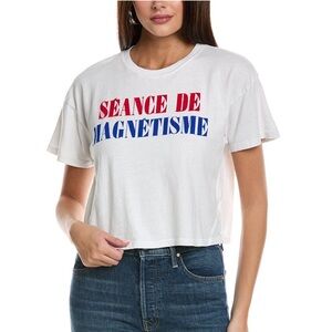 MOTHER Denim The Grab Bag Crop T-Shirt. Size XS. NWT. MSRP $110.